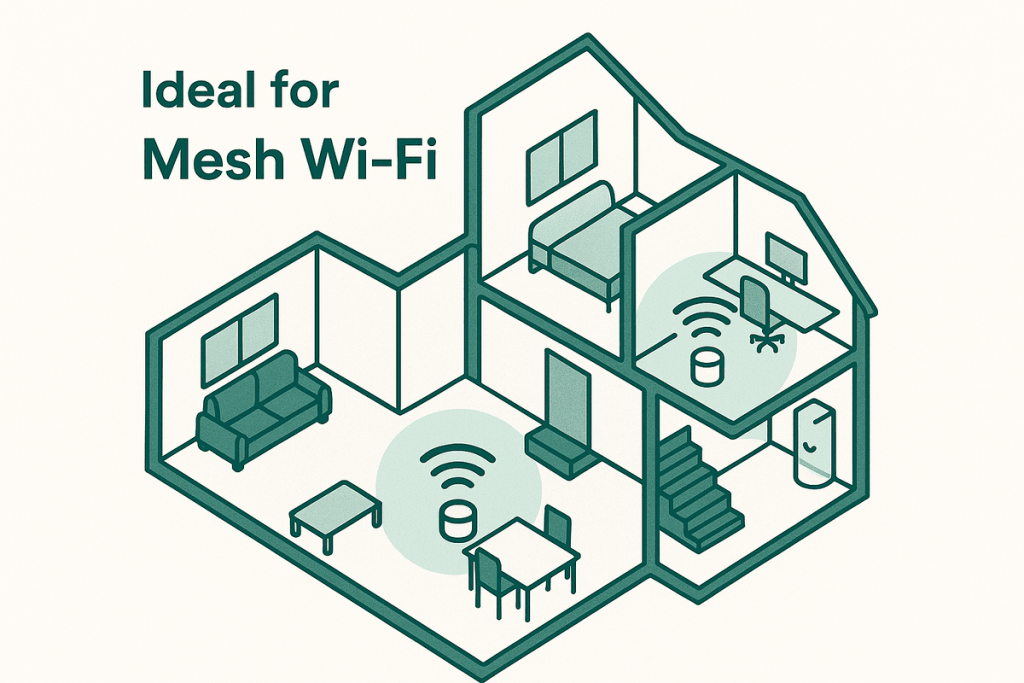 適合Mesh Wi-Fi的家庭類型