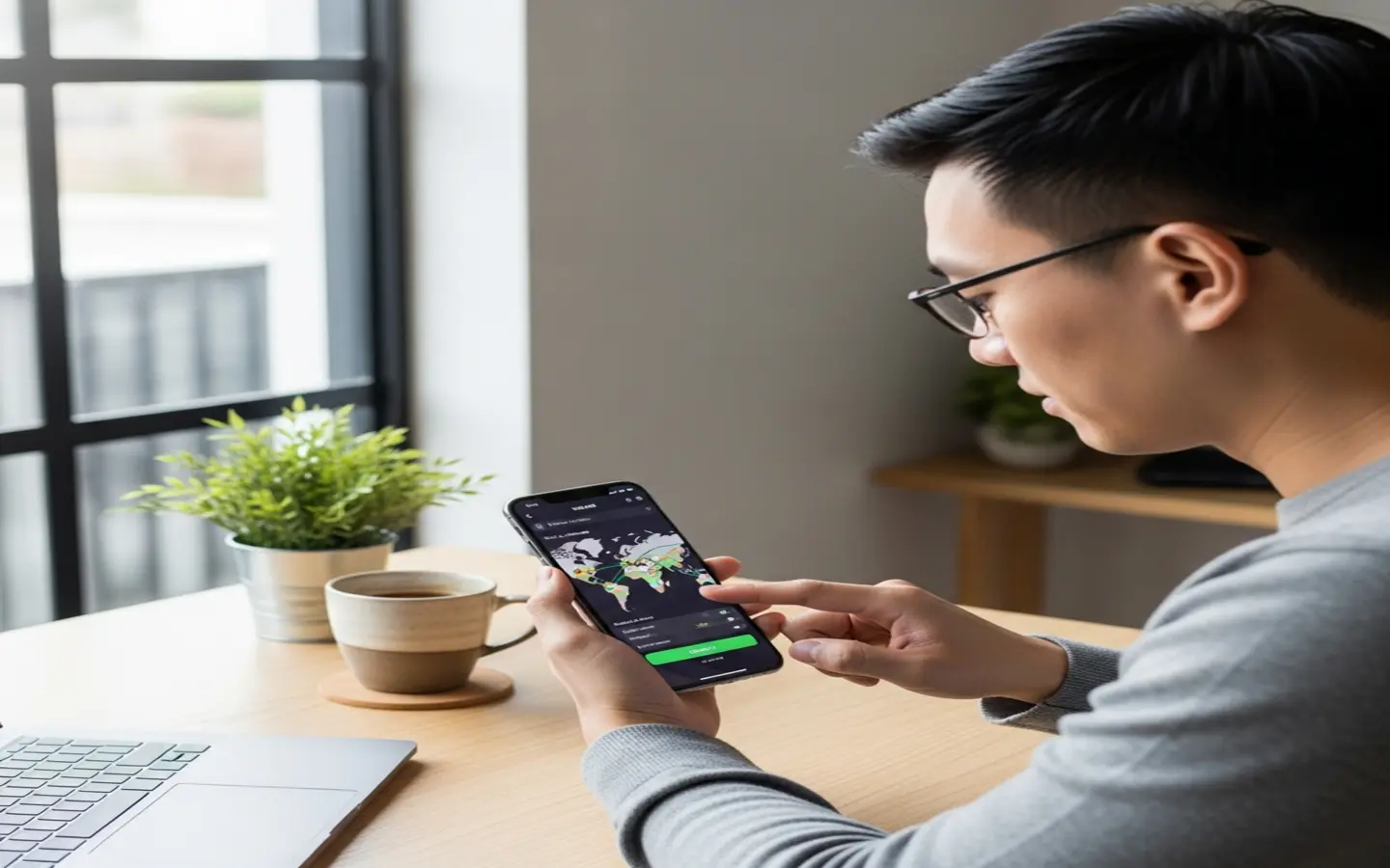 台灣用戶在書房設定 VPN 應用程式的情境