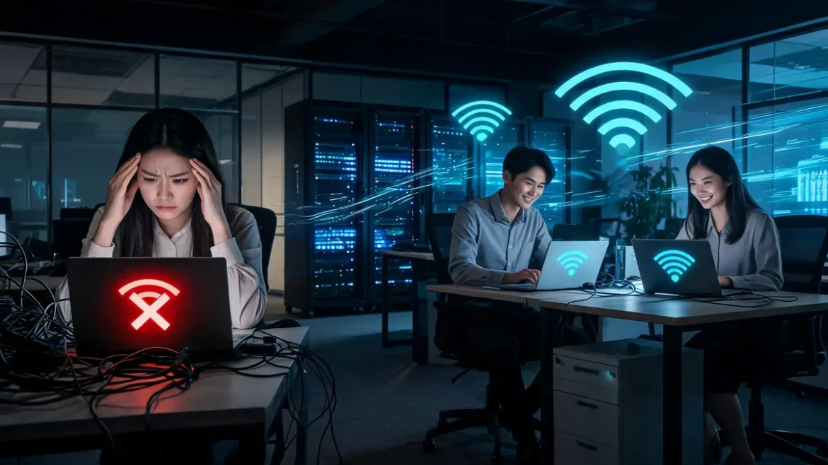 企業 WiFi 訊號弱、死角多？讓全辦公室訊號都滿格的完整解法